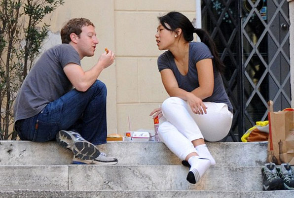 Priscilla Chan With Mark zuckerberg