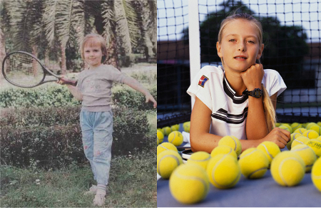 Maria Sharapova Childhood photos