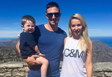 Shaun Marsh Wife and son