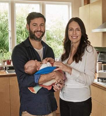 Jacinda Ardern husband gayford and daughter