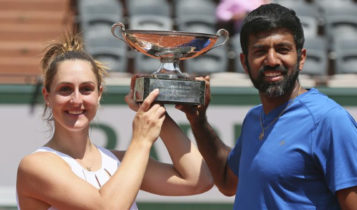 gabriela with rohan bopanna